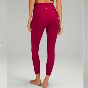 Lululemon Align High-Rise Pant with Pockets 25"
Pomegranate size 6